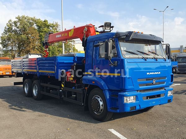 бортовой КАМАЗ 65117-4010-48 (рестайлинг-2) с КМУ ИНМАН ИТ-150 без доп.опор