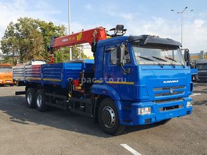 бортовой КАМАЗ 65117-4010-48 (рестайлинг-2) с КМУ ИНМАН ИТ-150 без доп.опор