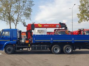 бортовой КАМАЗ 65117-4010-48 (рестайлинг-2) с КМУ ИНМАН ИТ-150 без доп.опор