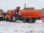КДМ-650-01 на ш.65115-48 (ГМУ, ПС сталь 09Г2С, V=8 м3, Передний отвал)