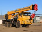 кран автомобильный Галичанин КС-55713-5В-1 г/п 25т.,стрела 28,2 м.,ОВОИД на шасси КАМАЗ 43118 6х6