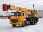 кран автомобильный ГАЛИЧАНИН КС-55713-1; г/п 25 т, длина стрелы 22 м. шасси КАМАЗ 65115 (6х4)