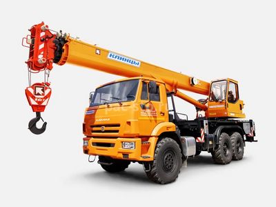 кран автомобильный КЛИНЦЫ КС-45719-7К-1В г/п 20 т, длина стрелы 23 м; на шасси КАМАЗ 43118 6х6