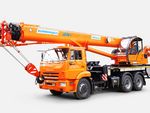 кран автомобильный КЛИНЦЫ КС-55713-1К-4; г/п 25 т, длина стрелы 31 м; шасси 65115 6х4