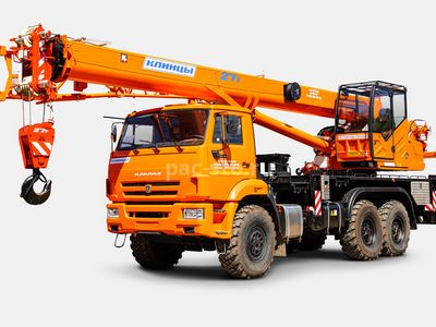 кран автомобильный КЛИНЦЫ КС-55713-5К-2В г/п 25 т, длина стрелы 27 м; на шасси КАМАЗ 43118 6х6