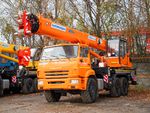 кран автомобильный КЛИНЦЫ КС-55713-5К-4В; г/п 25 т, длина стрелы 33 м; шасси 43118 6х6