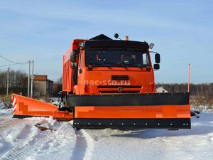 КДМ-7881010 на с.КамАЗ-6520-7915-49 (ПС сталь,V=10,5 м3, Передний, Средний и Боковой отвалы)