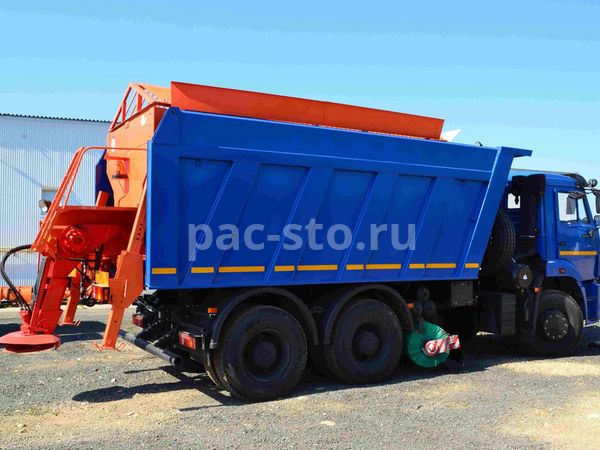 КДМ-7881010 на с.КамАЗ-6520-49 (ПС (сталь 09Г2С V=10,5 м3), Средняя щетка)
