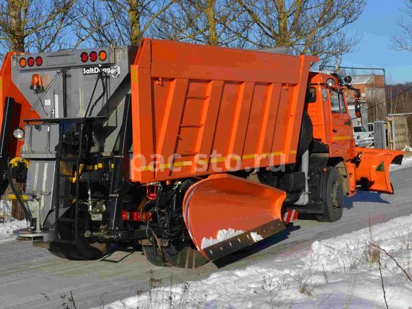 КДМ-7881010 на с.КамАЗ-6520-53 (ПС (нерж, V=10,5 м3), Комбинированный и Боковой отвалы)