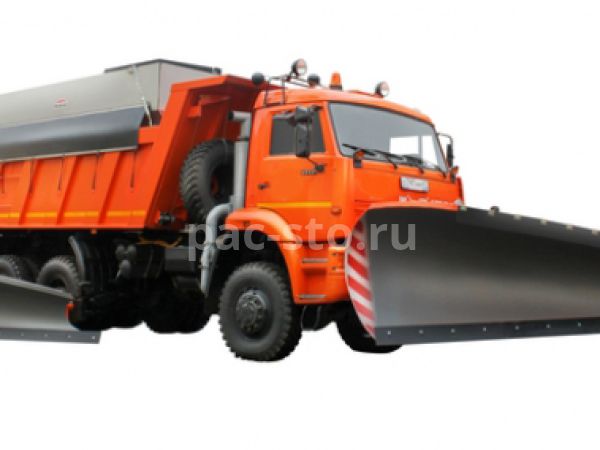 ЭД-405В3 на с.КамАЗ-6522 (ПС (нерж, V=10,5 м3), Скоростной и Боковой отвалы)