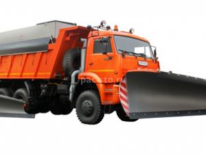 ЭД-405В3 на с.КамАЗ-6522 (ПС (нерж, V=10,5 м3), Скоростной и Боковой отвалы)