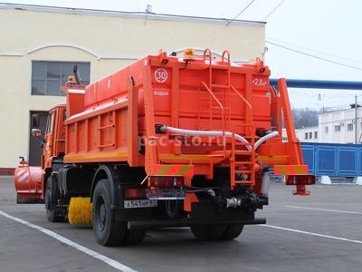 ЭД-244КМ на с.53605 (ПМ пласт, V=8,4 м3, Сопла, Передний отвал, Средняя щетка)
