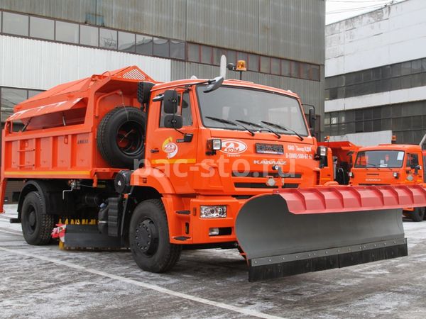 ЭД-244КМ на с.53605 (ПС сталь 09Г2С, V=5 м3, Передний отвал, Средняя щетка)