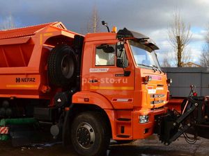 ЭД-244КМ на с.53605 (ПС сталь 09Г2С, V=5 м3, Передний отвал, Средняя щетка)