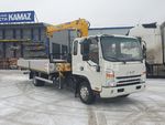 Бортовой а/м JAC N90 c КМУ XCMG SQS68-4 за кабиной