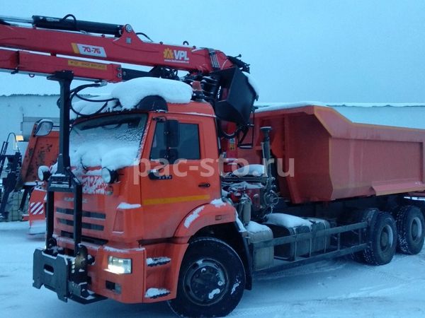 КДМ-650-07-01 на ш.6520-53 (ГМУ, Самосвальный кузов, Передний отвал)
