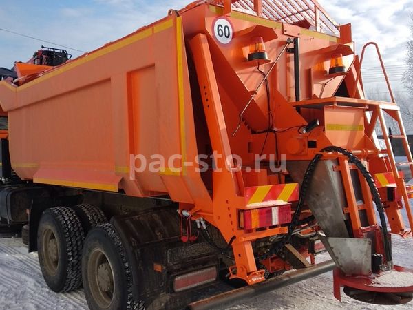 КДМ-650-07-01 на ш.6520-53 (ГМУ, Самосвальный кузов, ПС сталь 09Г2С, V=10,5 м3)