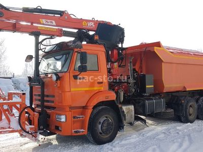 КДМ-650-07-01 на ш.6520-53 (ГМУ, Самосвальный кузов, ПС сталь 09Г2С, V=10,5 м3, Средний нож)