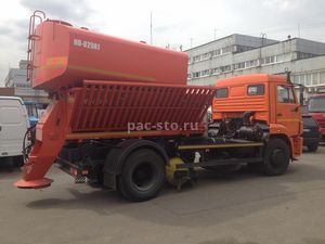 ЭД-244К на ш.43253 (ПС сталь 09Г2С, V=5 м3, ПМ сталь, V=8,2 м3, Сопла, Средняя щетка)