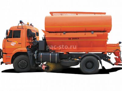 ЭД-244КМ на ш.53605 (ПС сталь 09Г2С, V=6,5 м3, ПМ сталь, V=8,2 м3, Сопла, Средняя щетка)