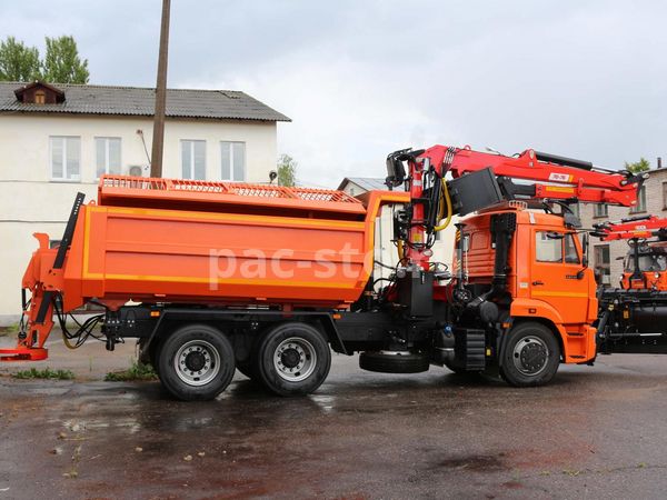 КДМ-650-05 на ш.65115-48 (ГМУ, Самосвальный кузов, ПС сталь 09Г2С, V=8 м3)