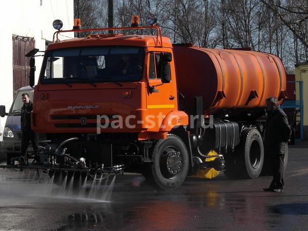 КДМ-650-08 на ш.65115-48 (ПМ сталь 09Г2С, V=12 м3, Передняя высоконапорная рейка, Средняя щетка)