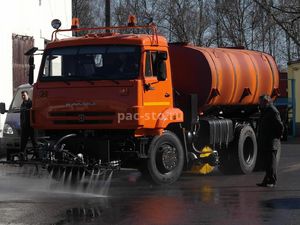 КДМ-650-08 на ш.65115-48 (ПМ сталь 09Г2С, V=12 м3, Передняя высоконапорная рейка, Средняя щетка)