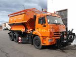 КДМ-650-08 на ш.65115-50 (ПС сталь 09Г2С, V=8 м3, ПМ сталь, V=12 м3, Передний отвал, Средняя щетка)