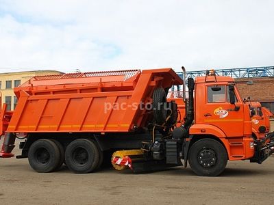 ЭД-405В на ш.65115-48 (Самосв.кузов, ПС сталь 09Г2С, V=8 м3, Средняя щетка)