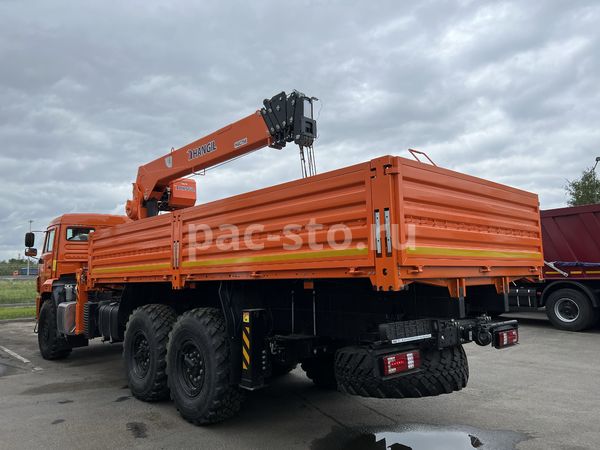бортовой а/м КАМАЗ 43118 с КМУ Hangil HGC-756
