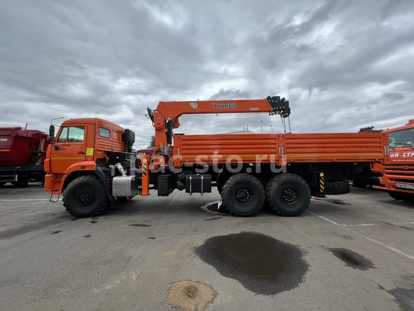бортовой а/м КАМАЗ 43118 с КМУ Hangil HGC-756