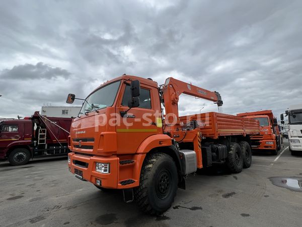 бортовой а/м КАМАЗ 43118 с КМУ Hangil HGC-756