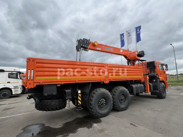 бортовой а/м КАМАЗ 43118 с КМУ Hangil HGC-756