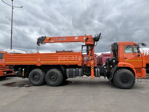 бортовой а/м КАМАЗ 43118 с КМУ Hangil HGC-756