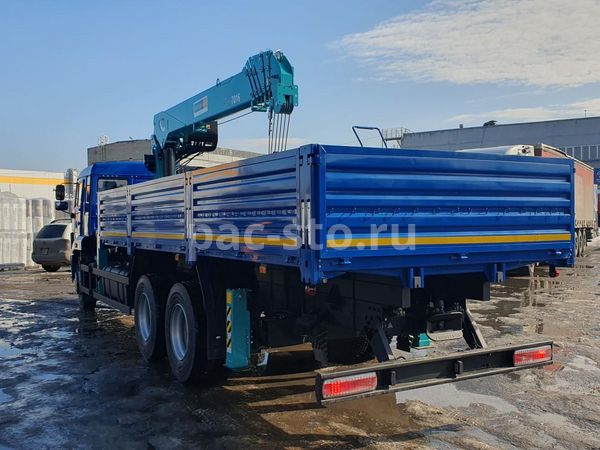 Бортовой КАМАЗ 65117-3010-48 с КМУ HKTC 7016
