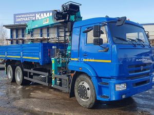 Бортовой КАМАЗ 65117-3010-48 с КМУ HKTC 7016