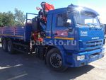 Бортовой КАМАЗ 65117-3010-48 с КМУ Fassi 215A.0.24