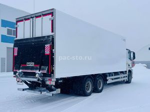Рефрижератор N330-03 на шасси КАМАЗ 65658 с грузоподъемным бортом