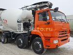 Автобетоносмеситель 5814Y9K12 на шасси КАМАЗ 6540-3911-48(A5), 9 куб. с транспортерной лентой К-12