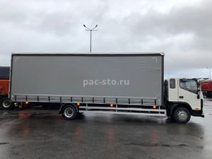 Бортовой а/м JAC N120 со шторным механизмом